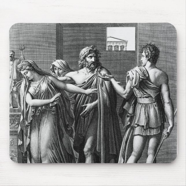 Tapis De Souris Phaedra, Theseus et Hippolytus (Devant)