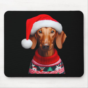 Tapis De Souris Pharaon Hound Dog avec le Noël Noël Noël Noël Noël