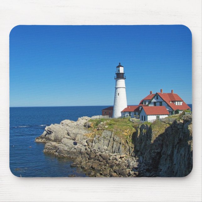 Tapis De Souris Phare côtier du Maine (Devant)
