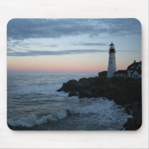Tapis De Souris Phare, coucher du soleil glorieux !