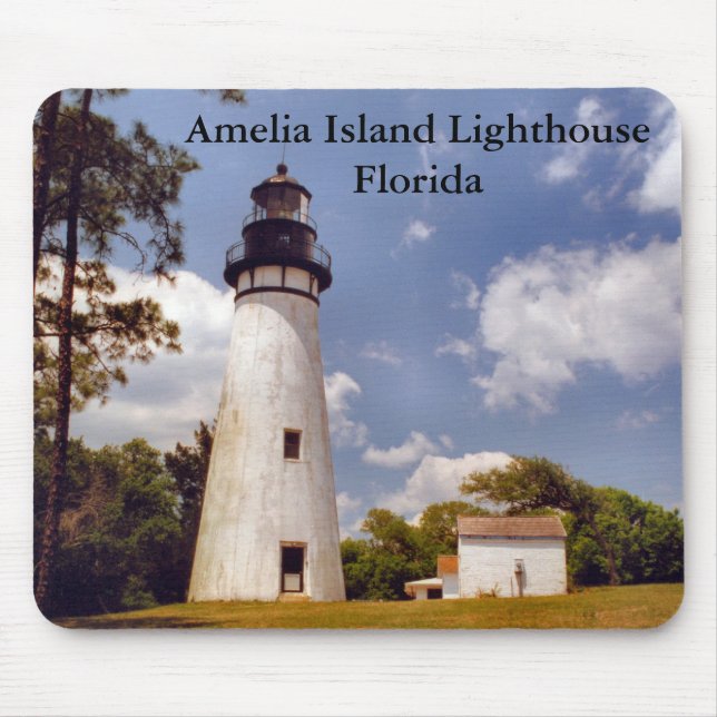 Tapis De Souris Phare d'Amelia Island, Floride Mousepad (Devant)