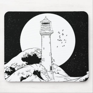 Tapis De Souris Phare de Bell Rock en Écosse