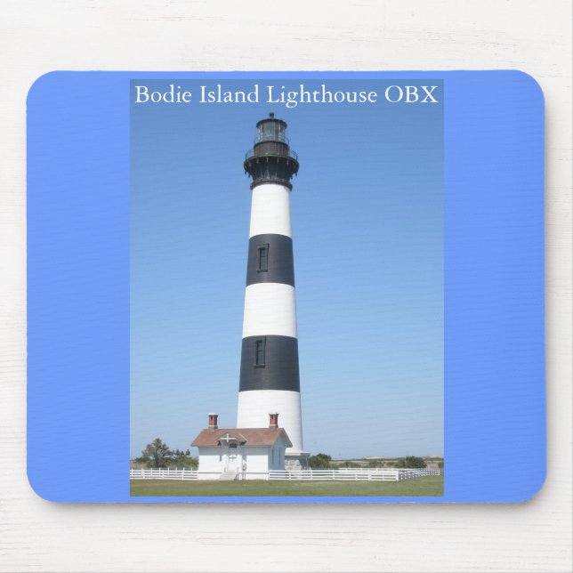 Tapis De Souris Phare de Bodie Island OBX Mousepad (Devant)