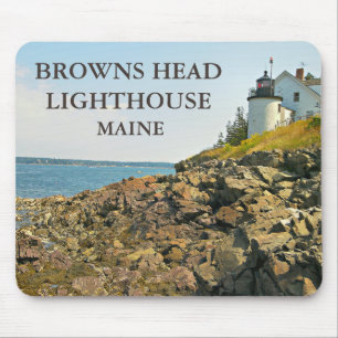 Tapis De Souris Phare de Browns Head, Maine Mousepad
