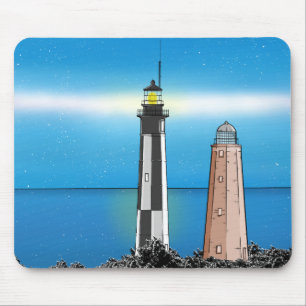 Tapis De Souris Phare de Cape Henry Virginie