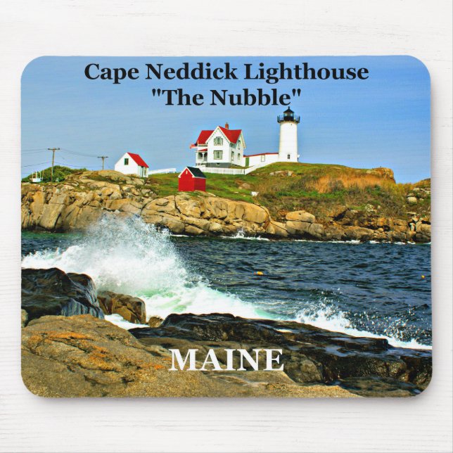 Tapis De Souris Phare de Cape Neddick, Maine mousepad (Devant)