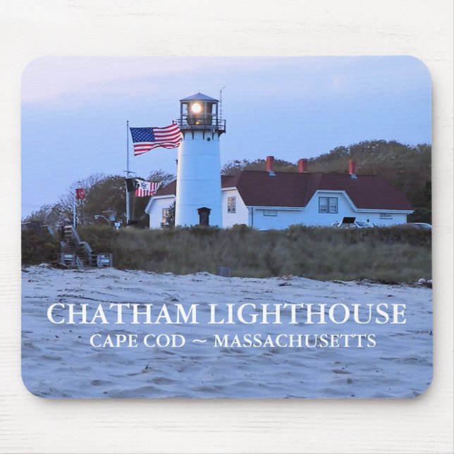 Tapis De Souris Phare de Chatham, Massachusetts Mousepad (Devant)