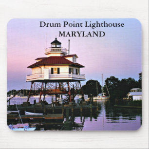 Tapis De Souris Phare de Drum Point, Maryland Mousepad