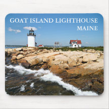 Phare de Goat Island, Maine Mousepad