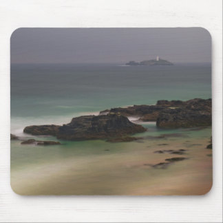 Tapis De Souris Phare de Godrevy, les Cornouailles, R-U