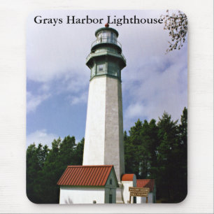 Tapis De Souris Phare de Grays Harbour, Washington Mousepad