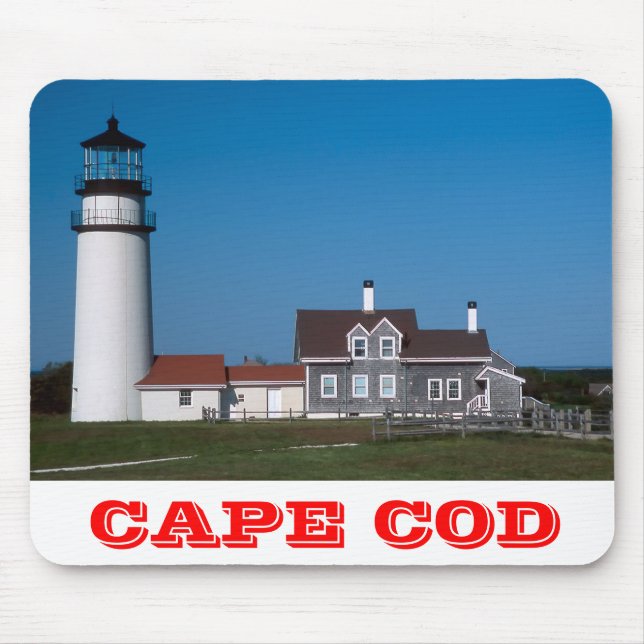 Tapis De Souris Phare de Highland Cape Cod Massachusetts Mousepa (Devant)