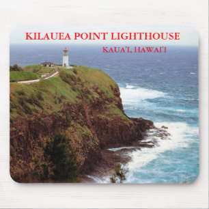 Tapis De Souris Phare de Kilauea Point, Kauai, Hawaii Mousepad