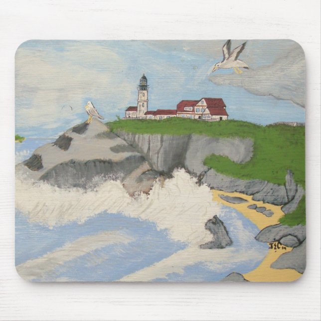 Tapis De Souris Phare de la mer MousePad (Devant)