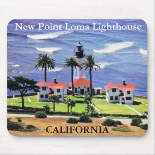 Tapis De Souris Phare de New Point Loma, Californie, Mousepad