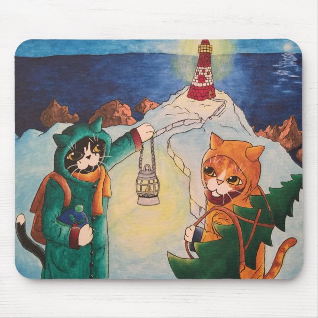 Tapis De Souris Phare de nuit (Devant)