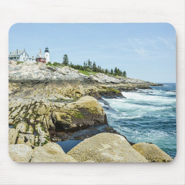 Tapis De Souris Phare de Pemaquid Point Maine (Devant)