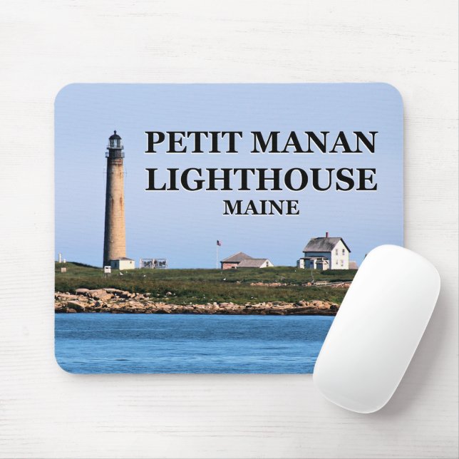 Tapis De Souris Phare de Petit Manan, Maine Mousepad (Avec souris)