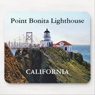 Tapis De Souris Phare de Point Bonita, Californie Mousepad