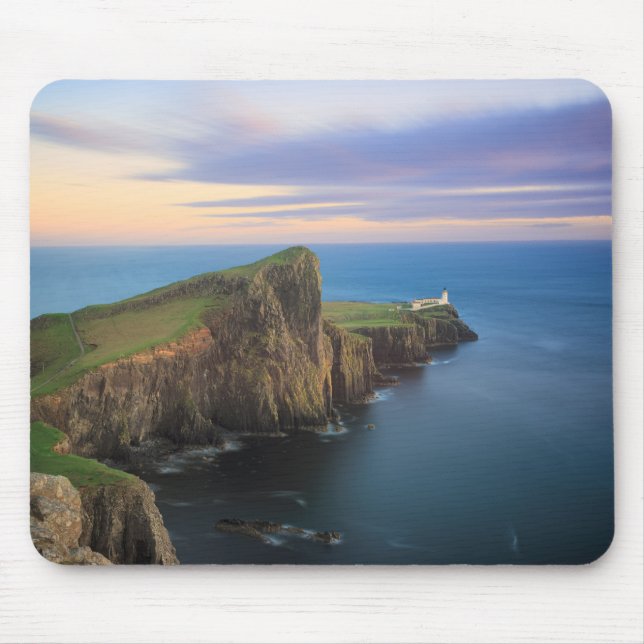 Tapis De Souris Phare de point de Neist sur Skye au coucher du (Devant)