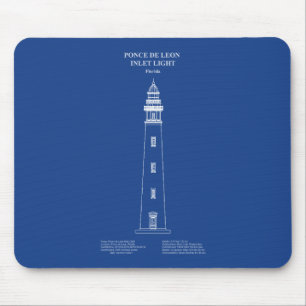Tapis De Souris Phare de Ponce de Leon Inlet - Floride - AD