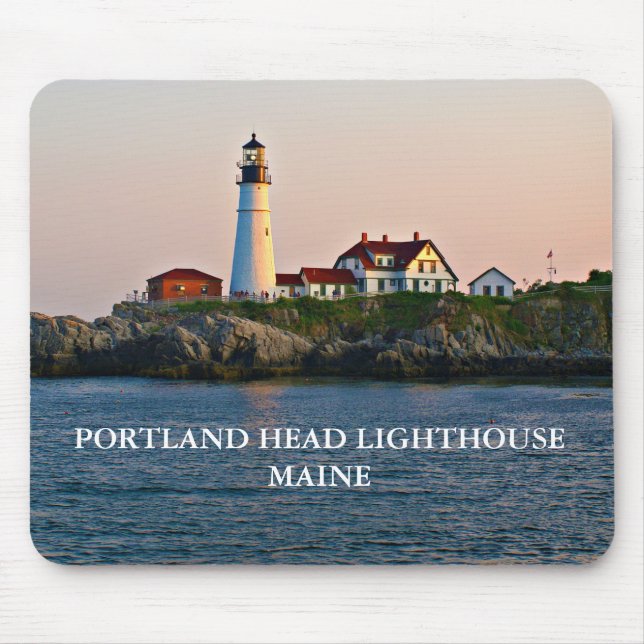 Tapis De Souris Phare de Portland Head, Maine Mousepad (Devant)