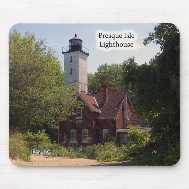 Tapis De Souris Phare de Presque Isle Erie mousepad (Devant)
