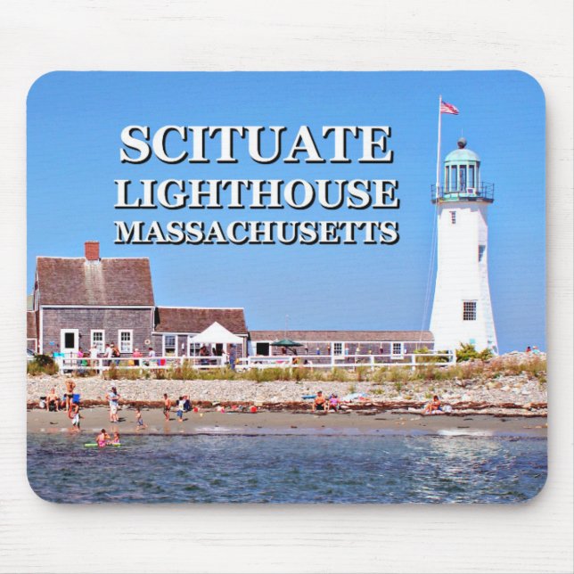 Tapis De Souris Phare De Scituate, Massachusetts Mousepad (Devant)