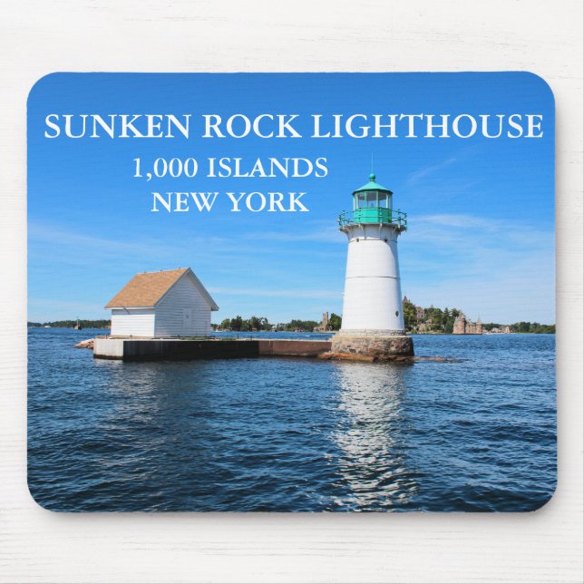 Tapis De Souris Phare de Sunken Rock, New York (Devant)