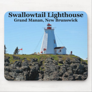 Tapis De Souris Phare de Swallowtail, Grand Manan, N.B. Mousepad