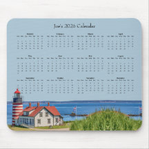 Phare de West Quoddy Head - Calendrier 2026