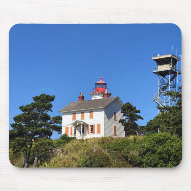 Tapis De Souris Phare de Yaquina Bay, Newport, Oregon (Devant)