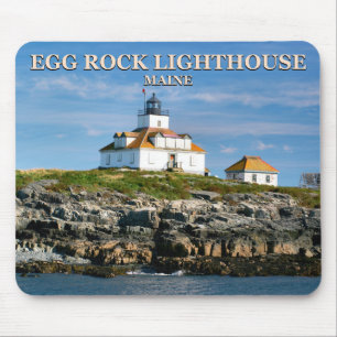 Tapis De Souris Phare d'Egg Rock, Bar Harbour Maine Mousepad