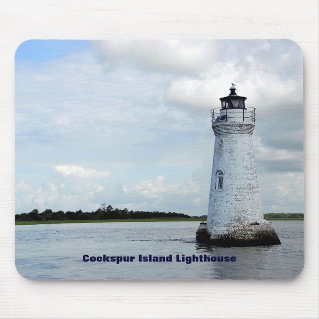 Tapis De Souris Phare d'île de Cockspur (Devant)