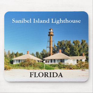 Tapis De Souris Phare d'île de Sanibel, la Floride Mousepad
