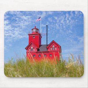 Tapis De Souris Phare du Big Red au Michigan