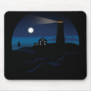 Tapis De Souris Phare - Nuit