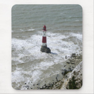 Tapis De Souris Phare outre de cap Bévésiers, le Sussex est