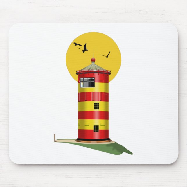 Tapis De Souris Phare Pilsum Allemagne (Devant)