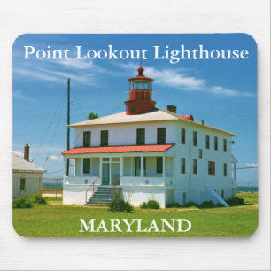 Tapis De Souris Phare Point Lookout, Maryland Mousepad