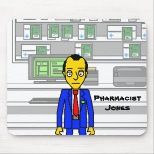 Tapis De Souris Pharmacien Jones Mousepad