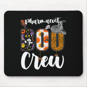 Tapis De Souris Pharmaciste Boo Crew Halloween Match Pharmacie