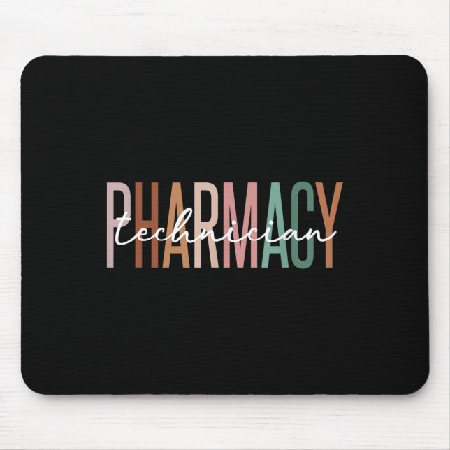Tapis De Souris Pharmacy Technician Certified Pharm Tech Pharmacis (Devant)