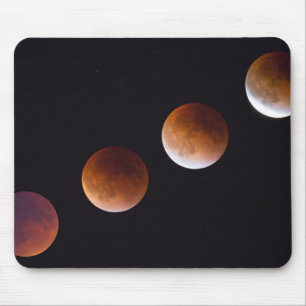 Tapis De Souris Phases de l'éclipse lunaire totale   Seattle