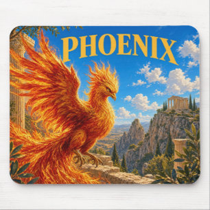 Tapis De Souris Phénix, Monstre de Fantaisie Gothique