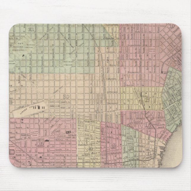 Tapis De Souris Philadelphie 2 (Devant)