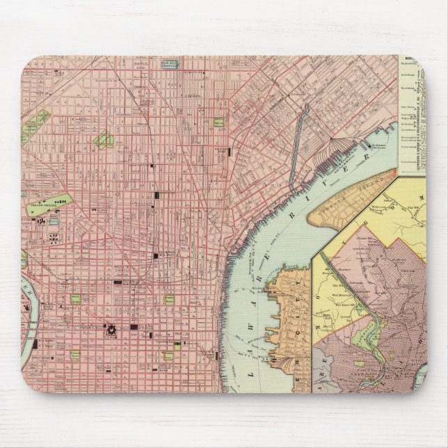 Tapis De Souris Philadelphie 5 (Devant)