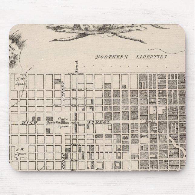 Tapis De Souris Philadelphie 6 (Devant)