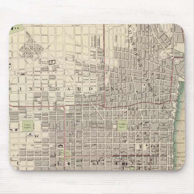 Tapis De Souris Philadelphie 8 (Devant)