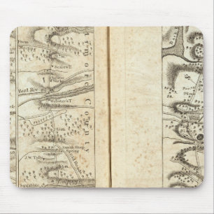 Tapis De Souris Philadelphie à Washington Feuille de route 3